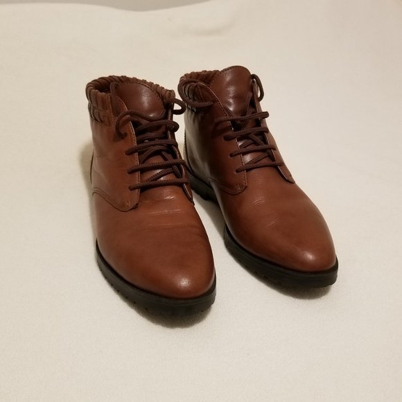 Sporto Women’s Cognac Leather Booties   8 M - Picture 6 of 8